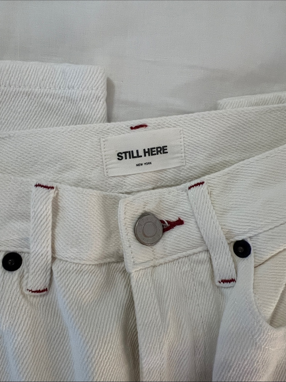 Still Here NYC Cowgirl Jean, size 25 in milk